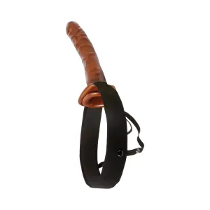 10 Chocolate Dream Hollow Strap-On
