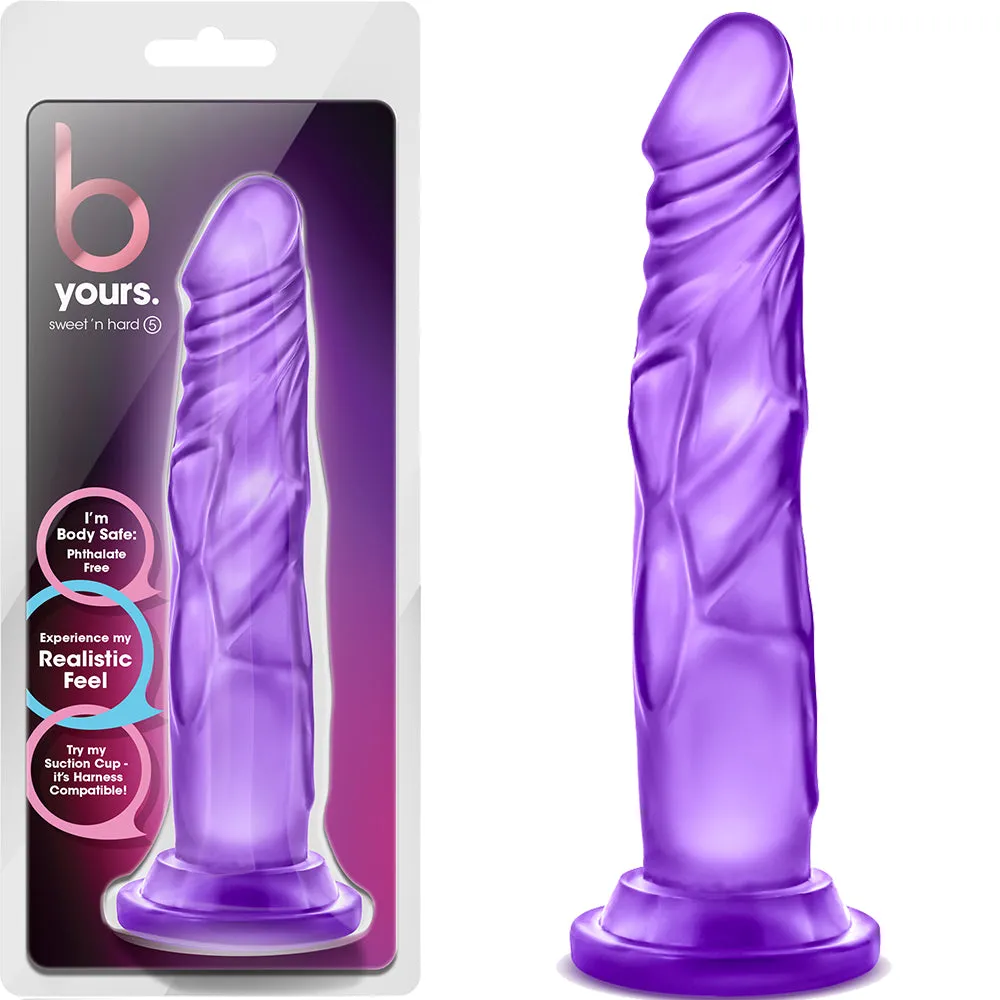 7.5 Blush B Yours Sweet N Hard Dildo Realistic Dong Suction Cup Sex Toy