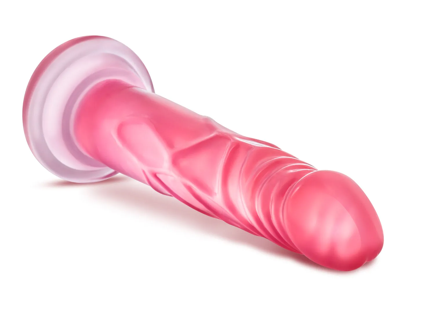 7.5 Blush B Yours Sweet N Hard Dildo Realistic Dong Suction Cup Sex Toy