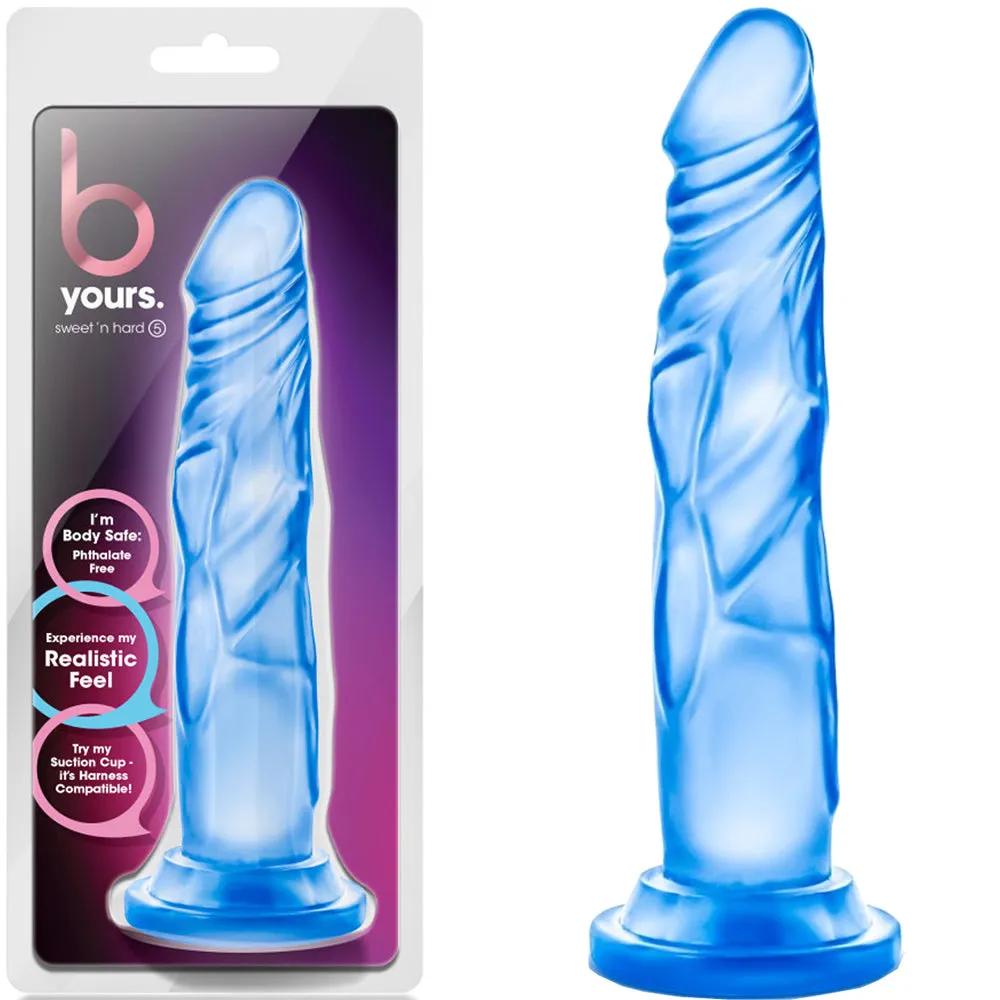 7.5 Blush B Yours Sweet N Hard Dildo Realistic Dong Suction Cup Sex Toy