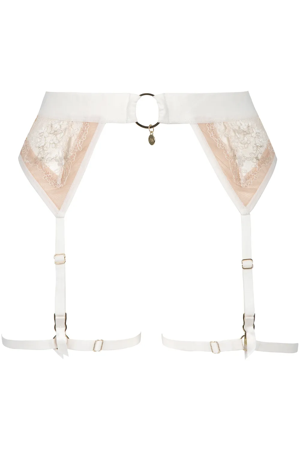 Après Minuit Suspender Harness Pearl