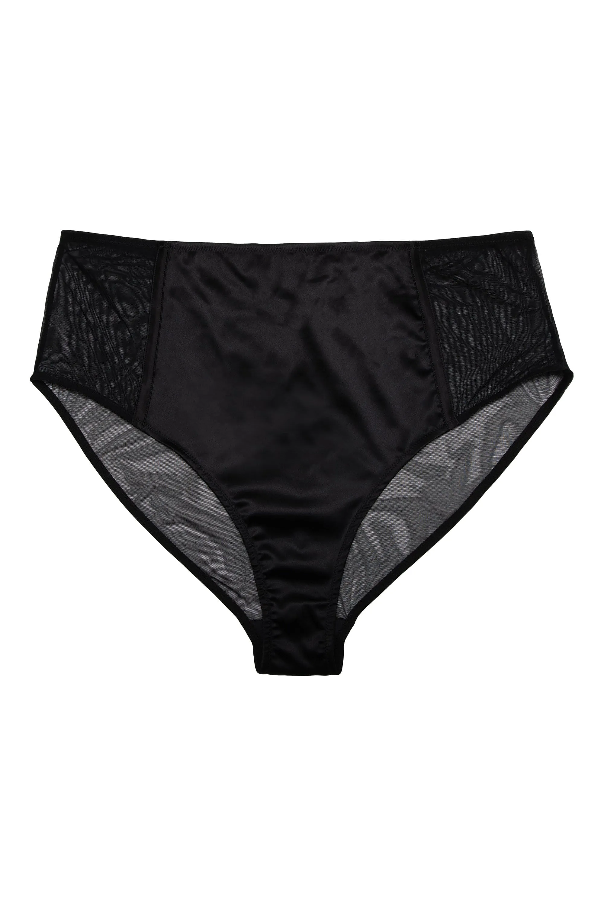 Aysha Black High Waisted Brief