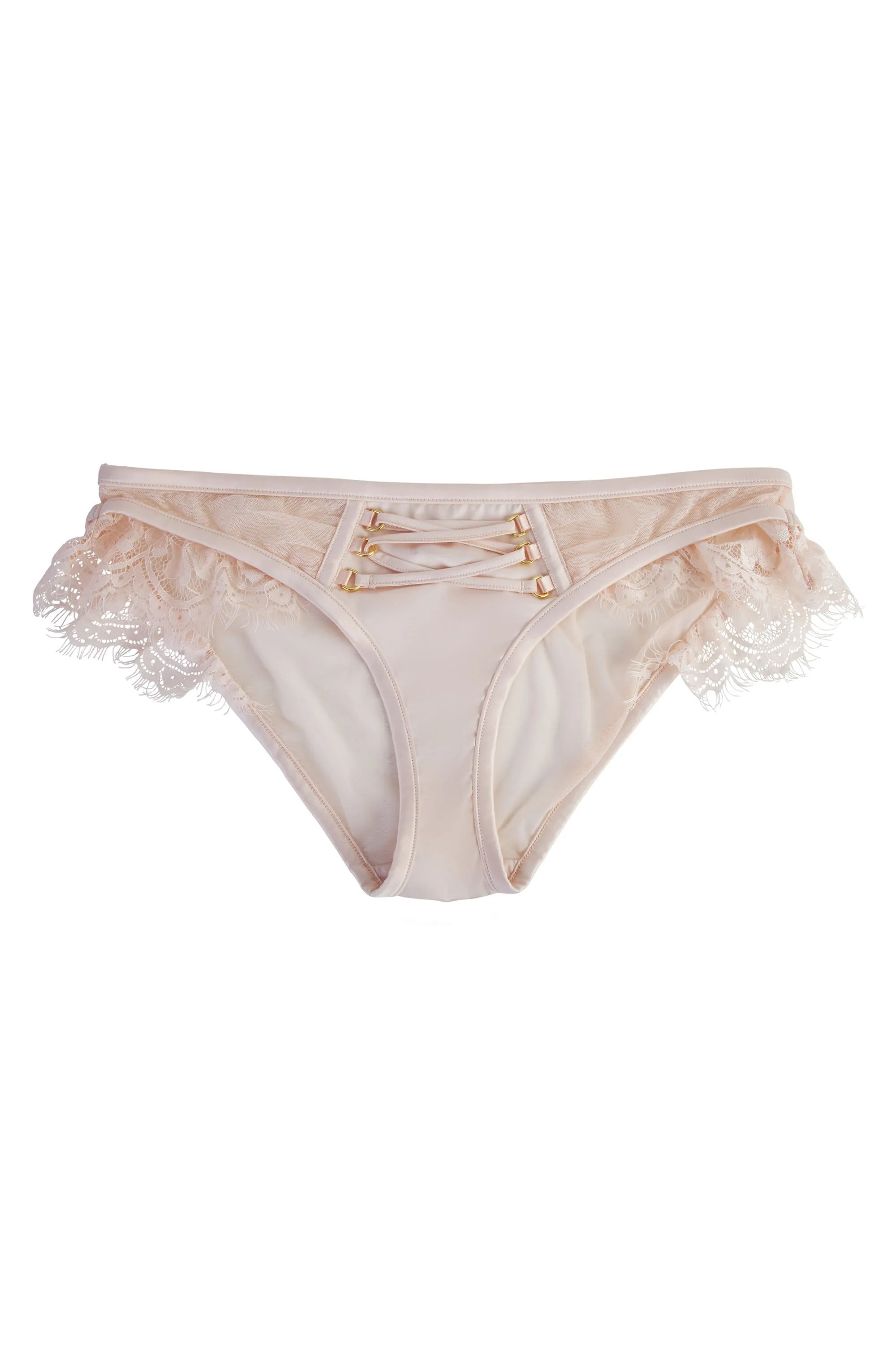 Bernadette Peach Corset Front Brief