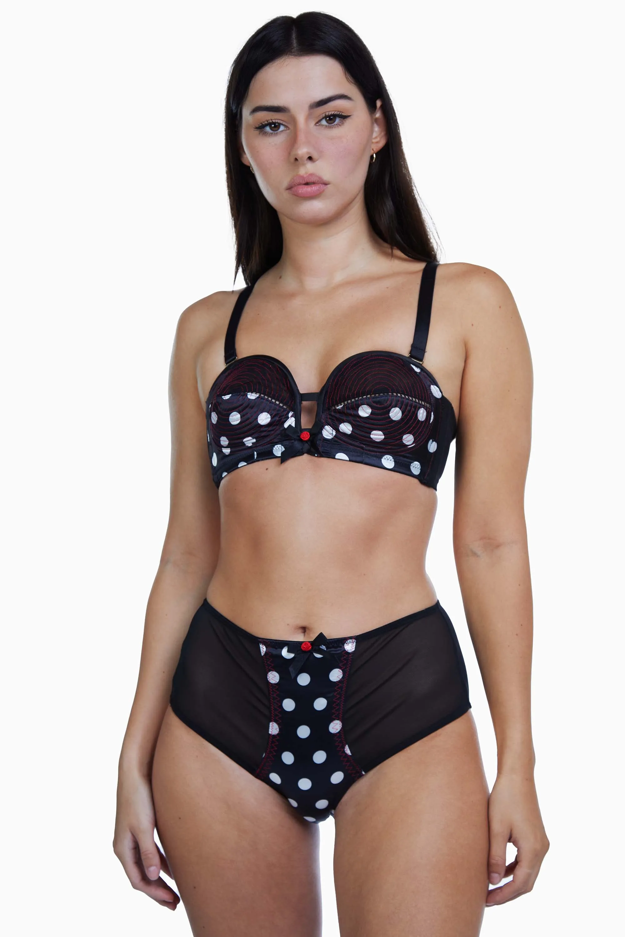 Bettie Page Spot Stitch HW Brief