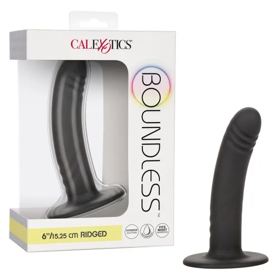 CalExotics Boundless 6/15.25cm Ridged Silicone Probe Dildo
