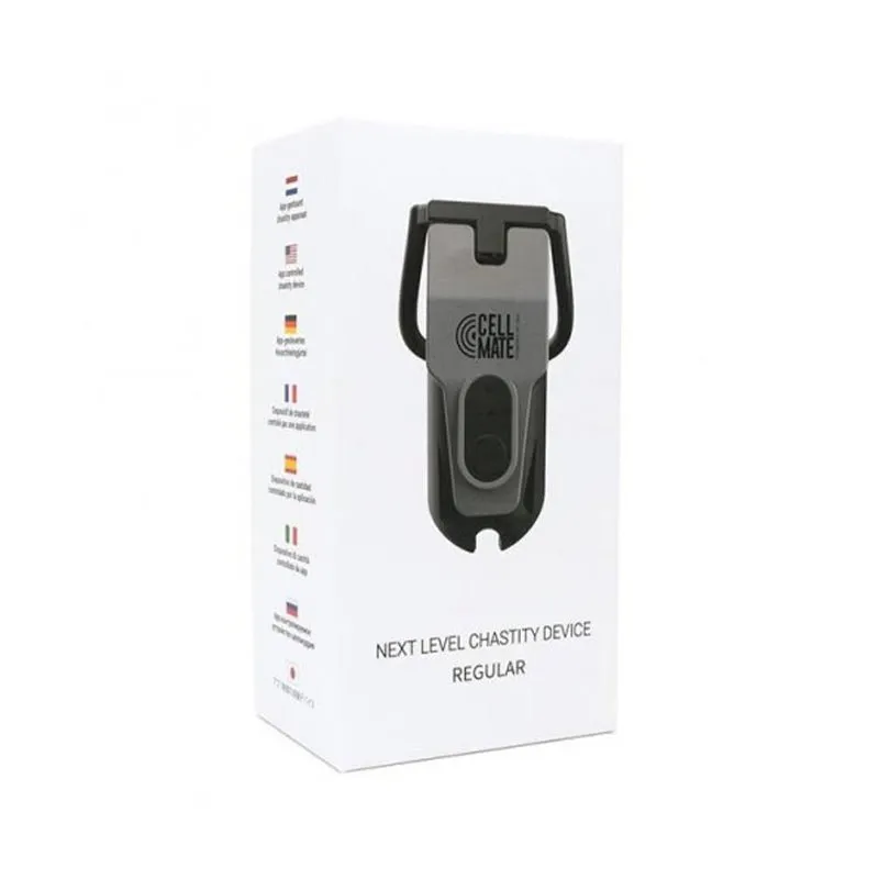 CellMate App-Controlled Male Chastity Device Size Regular 3.75