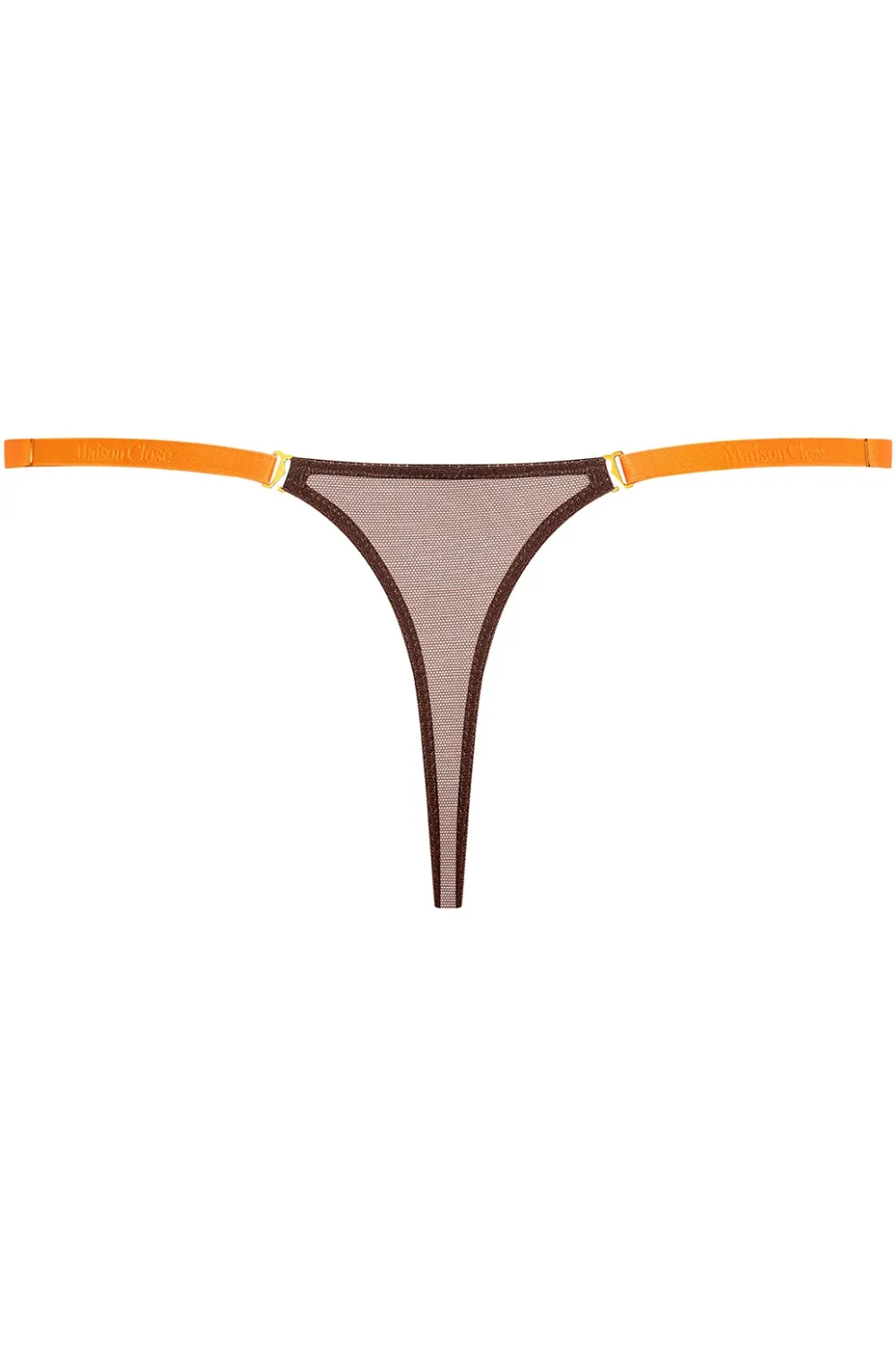 Corps à Corps Mini Thong Brown/Neon Orange