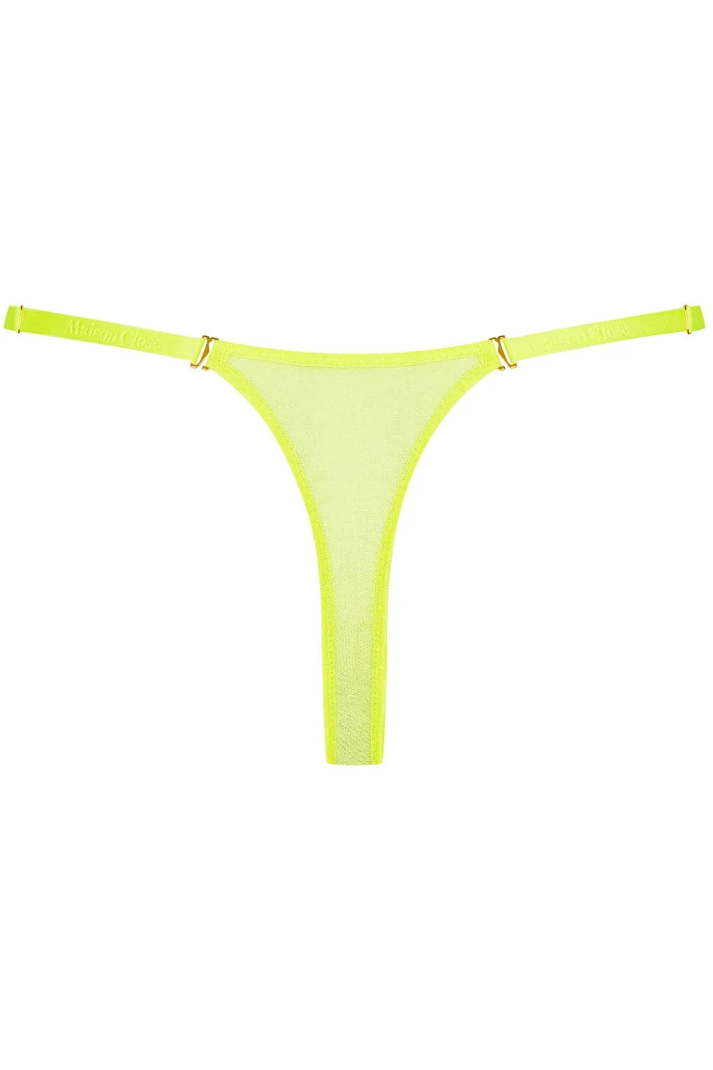 Corps à Corps Mini Thong Neon Yellow