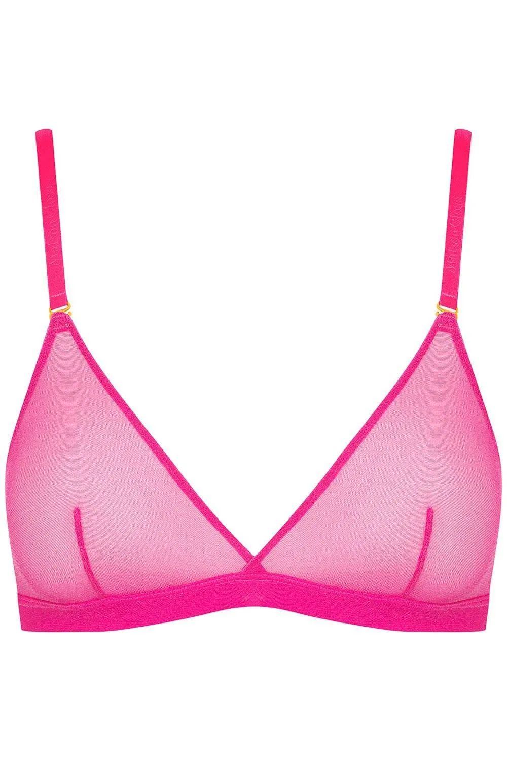 Corps à Corps Triangle Bra Neon Pink