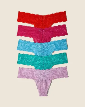 Cutie Lr Thong 5 Pack