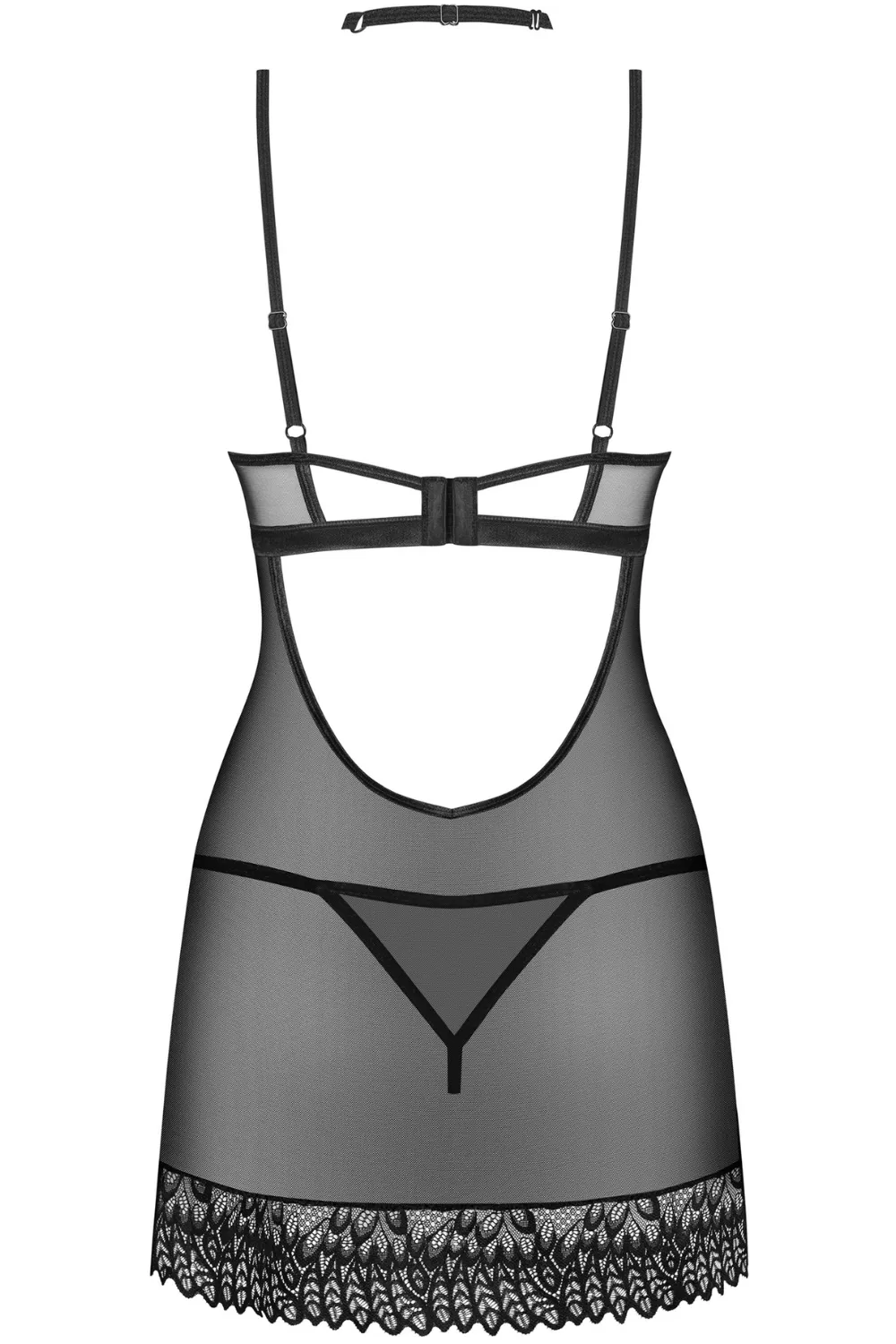 Donarella Choker. Chemise & Thong