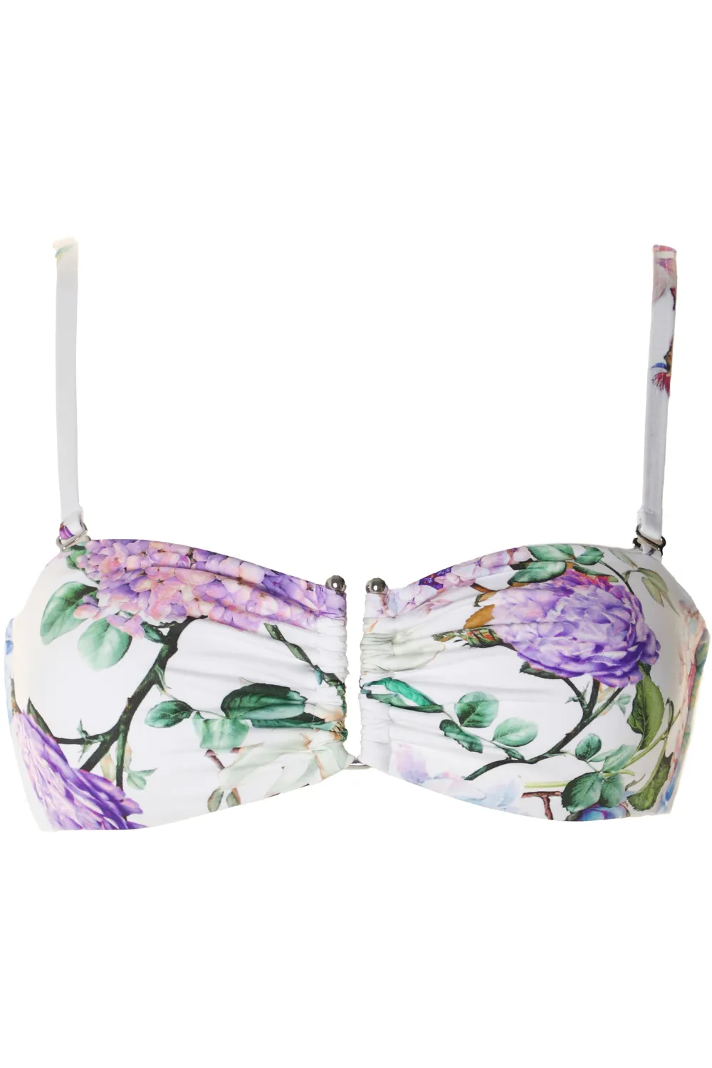 English Rose Bandeau Bikini Top