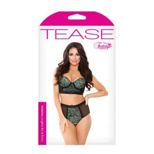 Katarina Longline Bra & Panty- Chartreuse Green- M/L