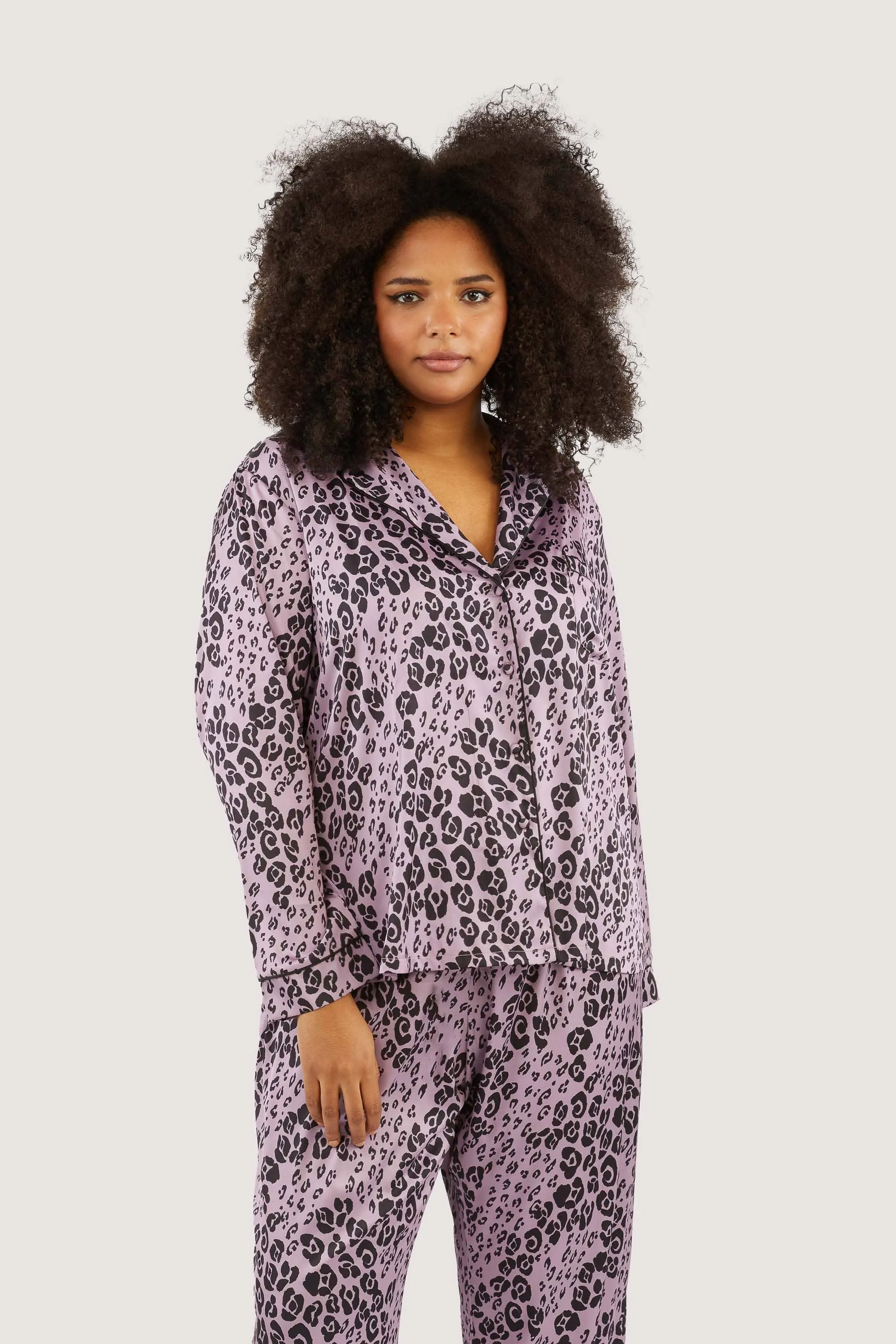 Kaylee Long Sleeve Lilac Animal PJs