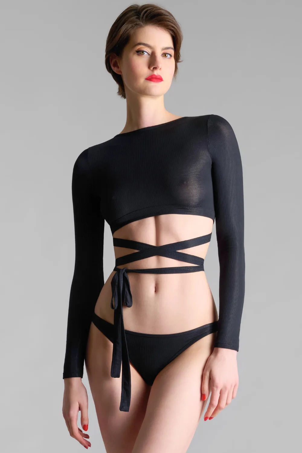 La Femme Amazone Brief Black