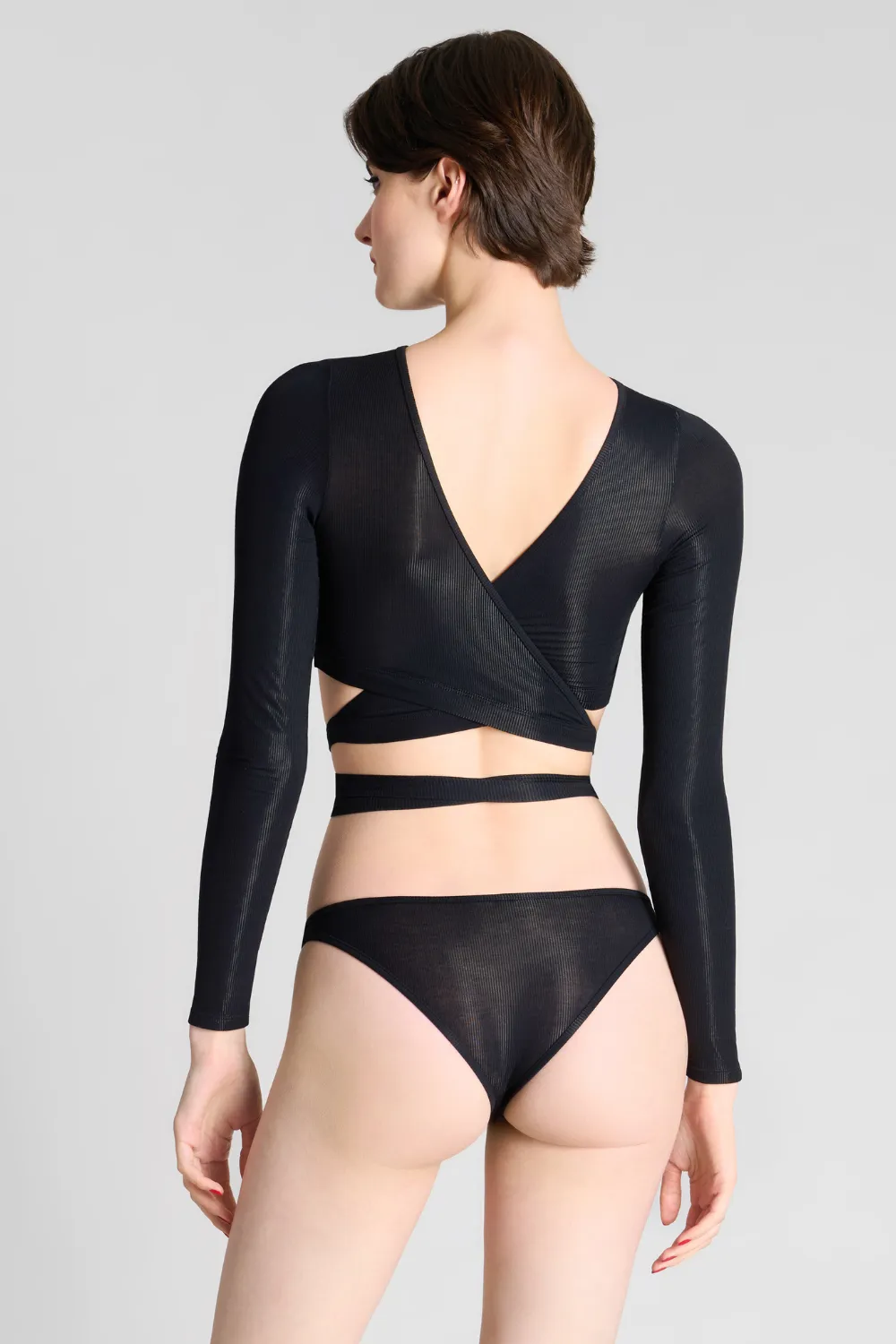 La Femme Amazone Brief Black
