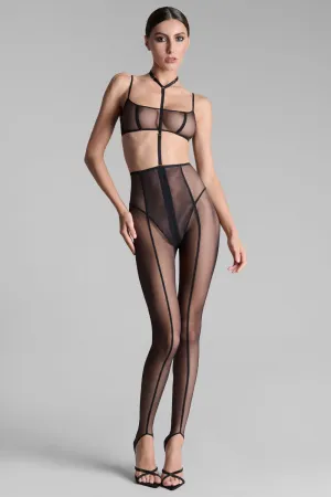 L'Amoureuse Stirrip Leggings. Size S (UK 6-8)