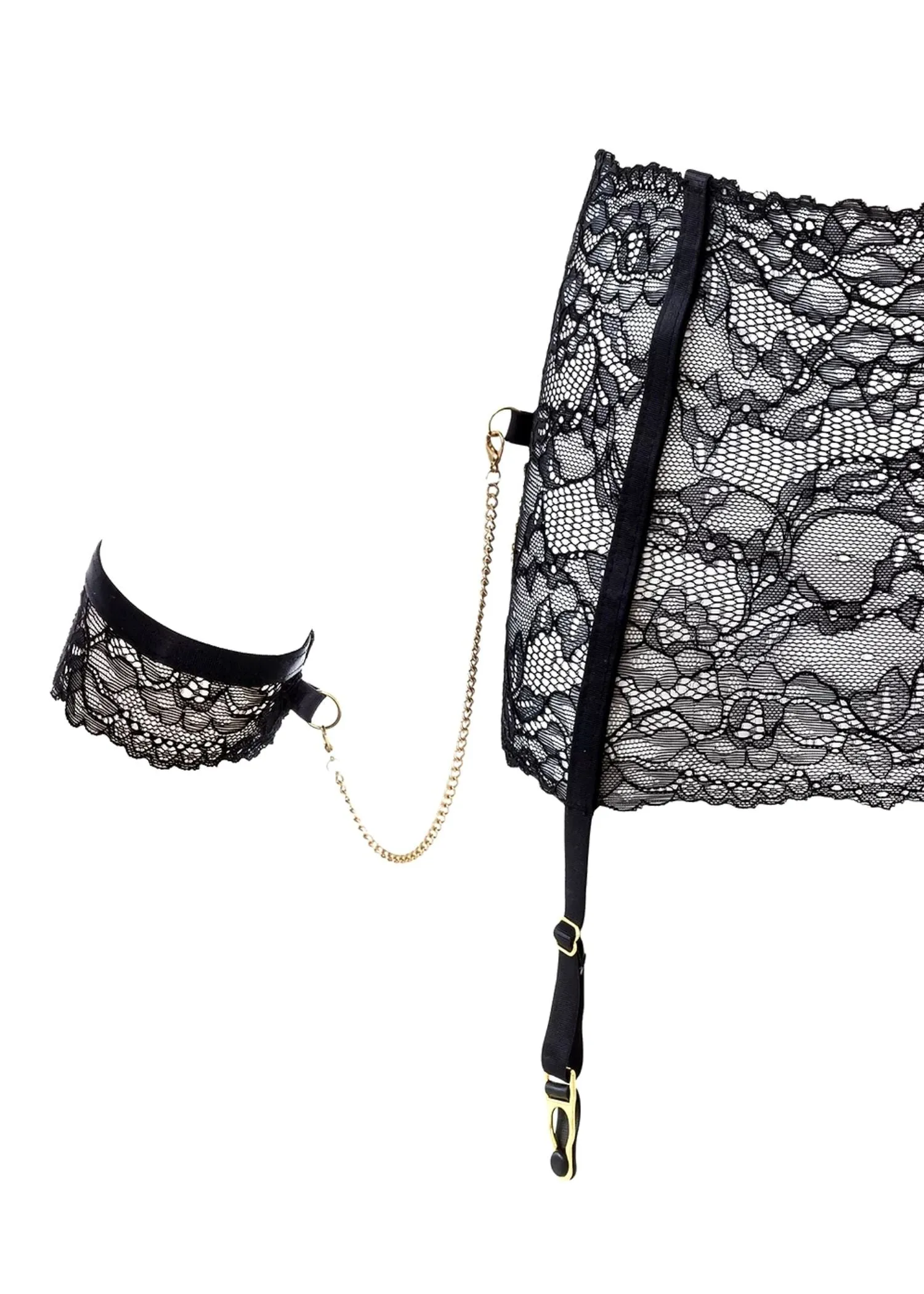 Le Petit Secret Garter Belt (Black)