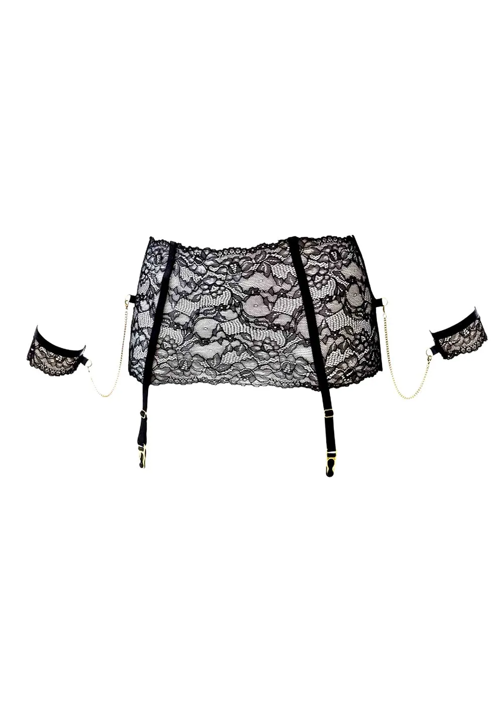 Le Petit Secret Garter Belt (Black)