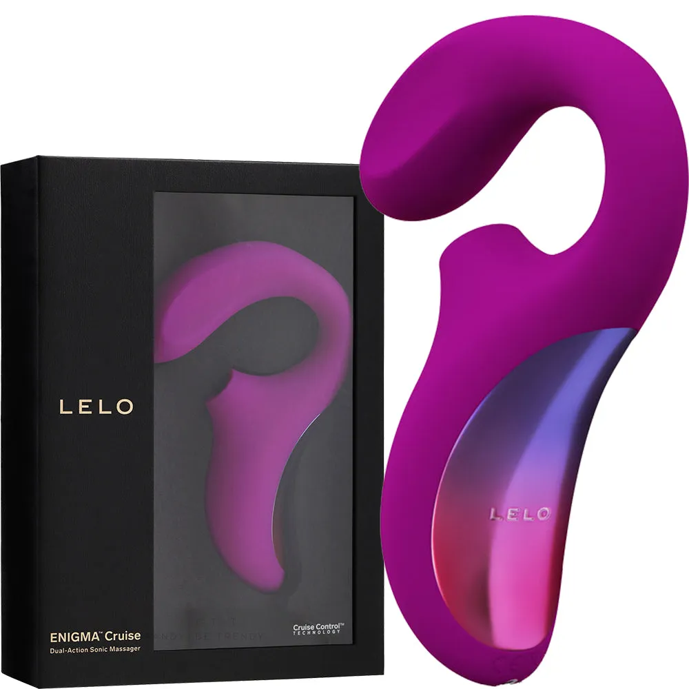 Lelo Enigma Cruise Sonic Clitoral Stimulator Sucker G Spot Vibrator USB Sex Toy