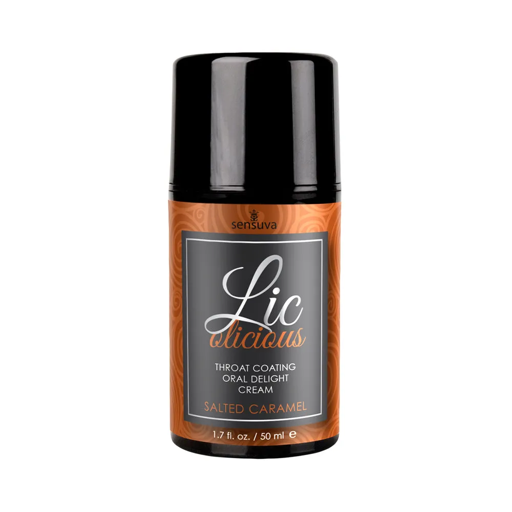 Lic-o-licious Salted Caramel Oral Delight Cream 1.7oz Bottle