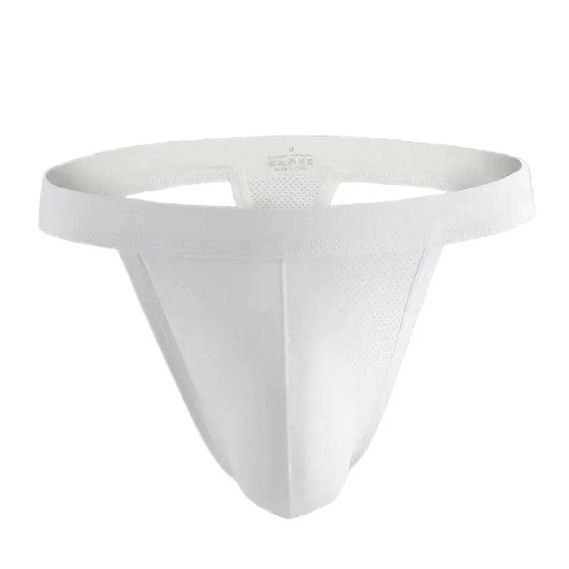 Men's Mesh Breathable Thongs Sexy Underwear T-Back Briefs G-String U Pouch Men Lingerie Panties Tangas Underpants