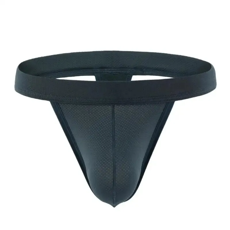 Men's Mesh Breathable Thongs Sexy Underwear T-Back Briefs G-String U Pouch Men Lingerie Panties Tangas Underpants