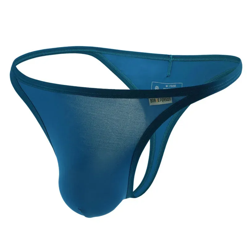 New Fashion Men Underwear Sexy Men Briefs Bikini Thin Section Breathable Thongs Low Waist Underpants Quick Dry