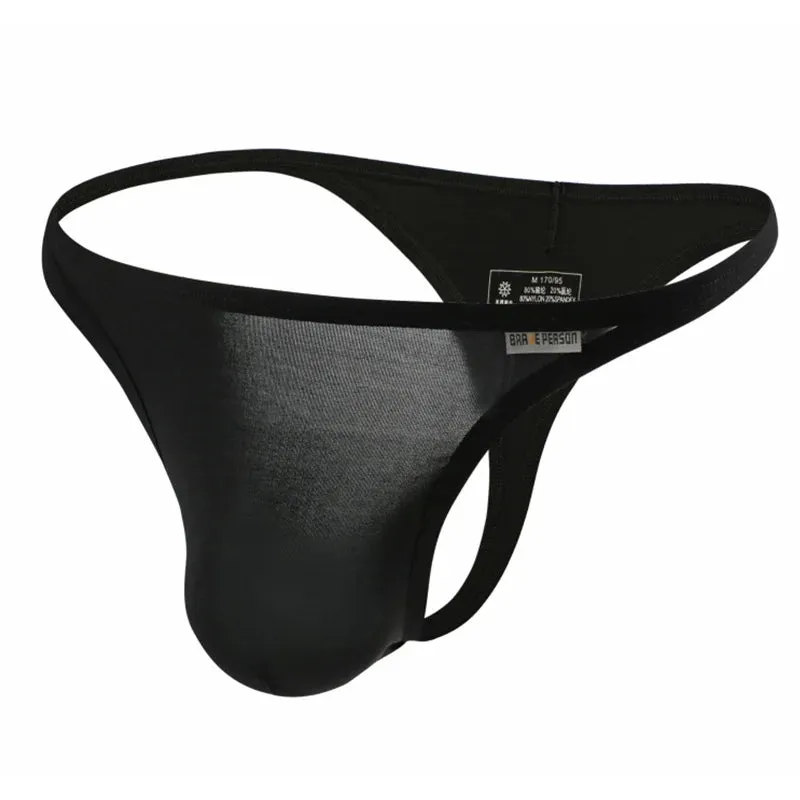 New Fashion Men Underwear Sexy Men Briefs Bikini Thin Section Breathable Thongs Low Waist Underpants Quick Dry