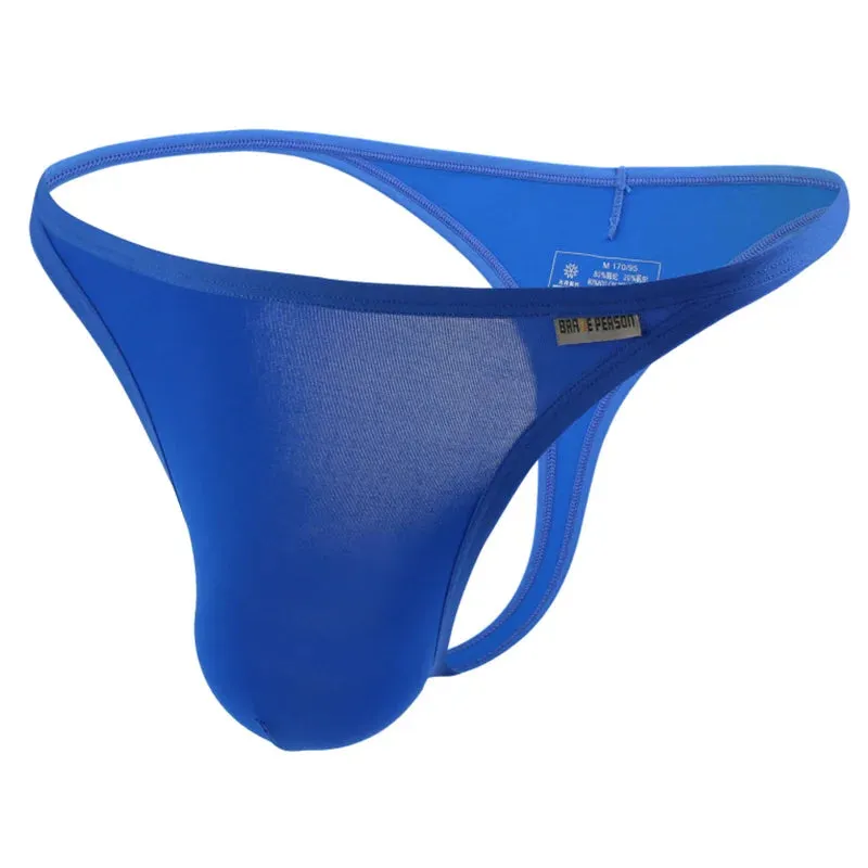 New Fashion Men Underwear Sexy Men Briefs Bikini Thin Section Breathable Thongs Low Waist Underpants Quick Dry