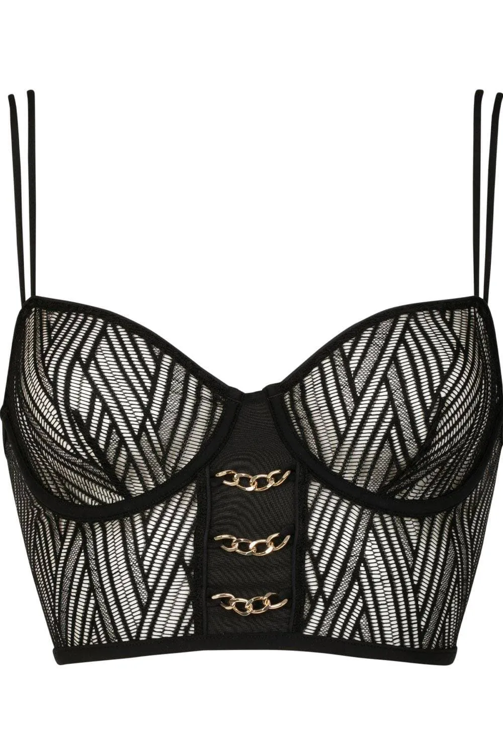 Onde Sensuelle Underwired Bustier Bra. Size S