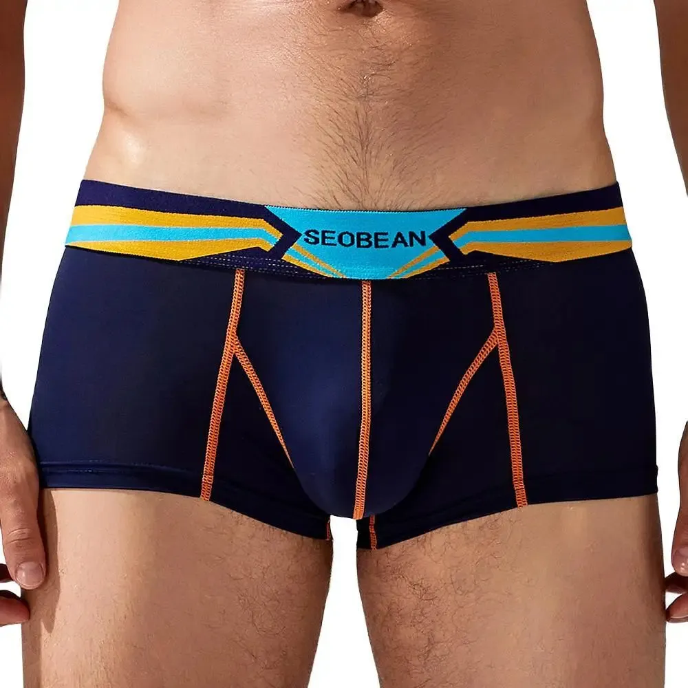 #PB Mens Boxers Ice Silk Breathable Underpants