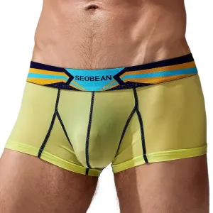 #PB Mens Boxers Ice Silk Breathable Underpants