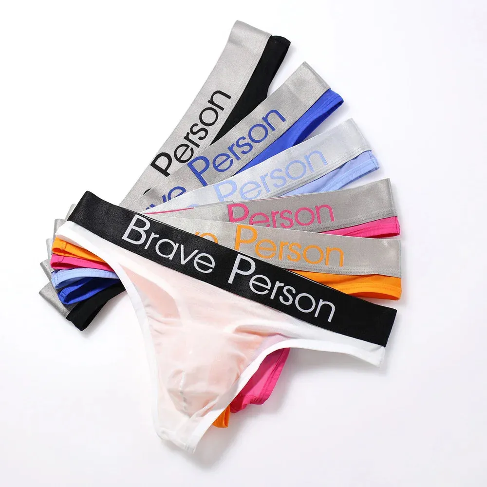 #PB Men's Transparent Low-waist Breathable Underwear