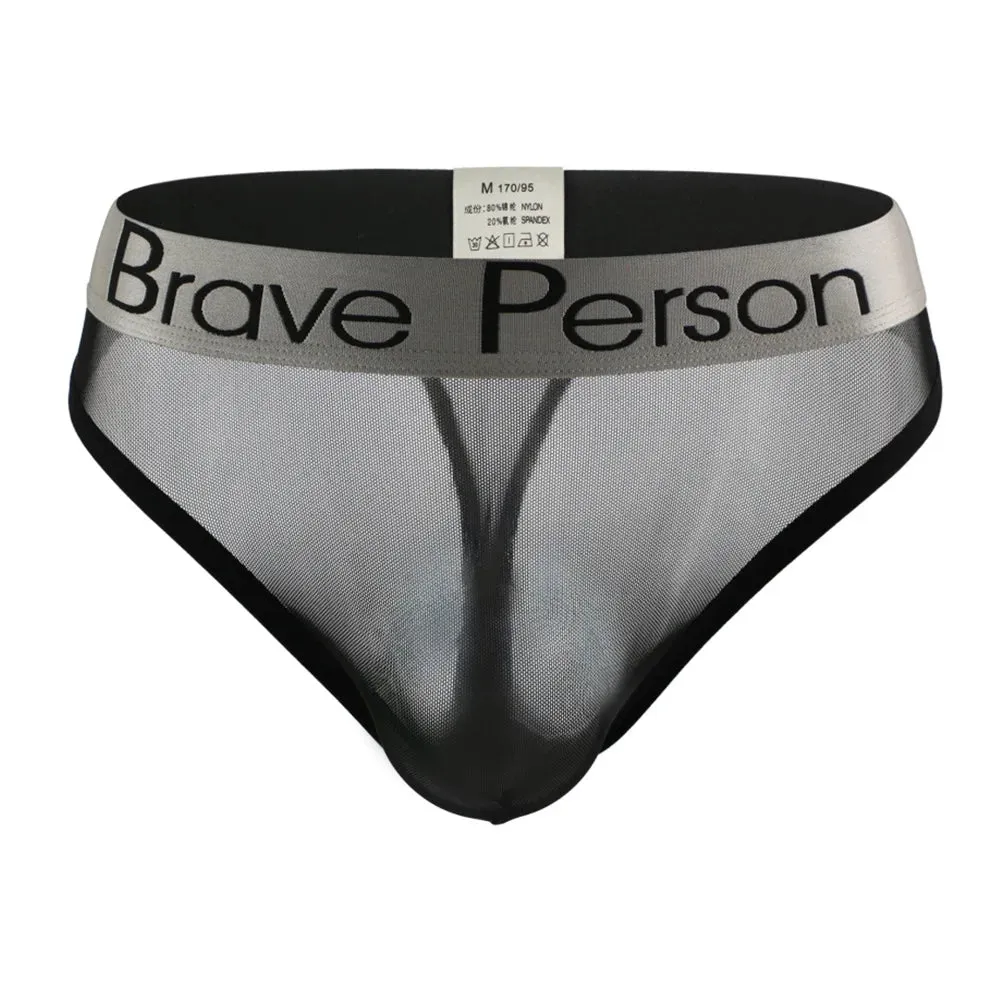#PB Men's Transparent Low-waist Breathable Underwear