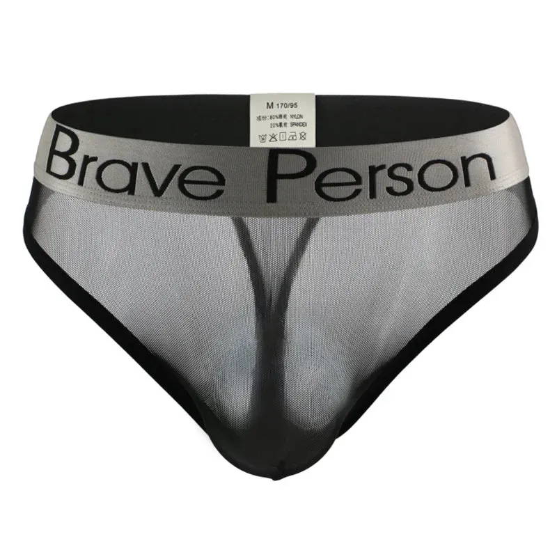 #PB Men's Transparent Low-waist Breathable Underwear