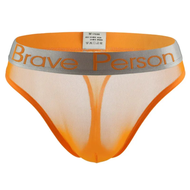 #PB Men's Transparent Low-waist Breathable Underwear