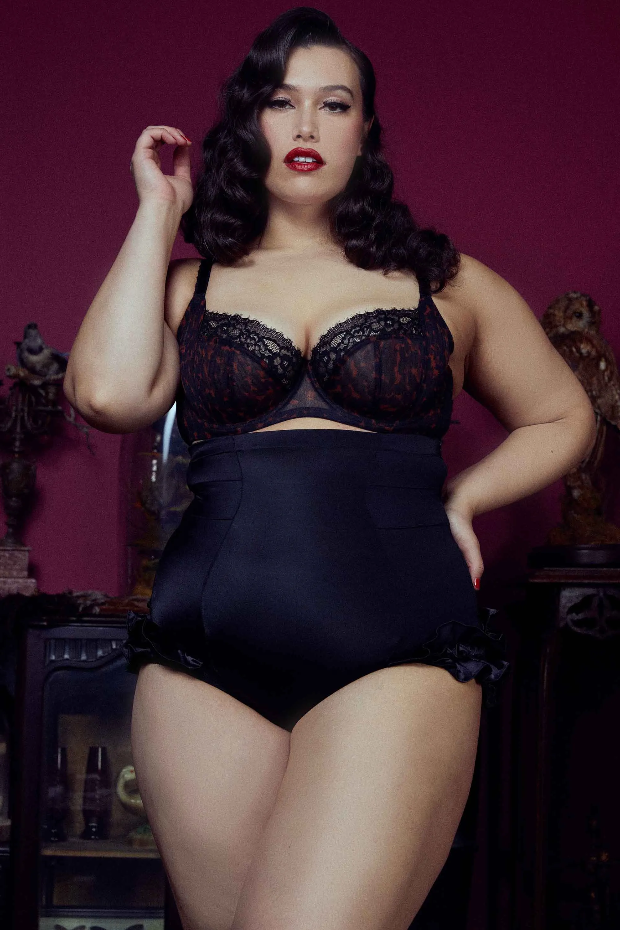 Retro Classics Rufflebutt High Waist Knicker