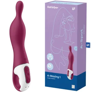 Satisfyer A-Mazing 1 Vibrator A-Spot G Spot POWERFUL USB Sex Toy Berry