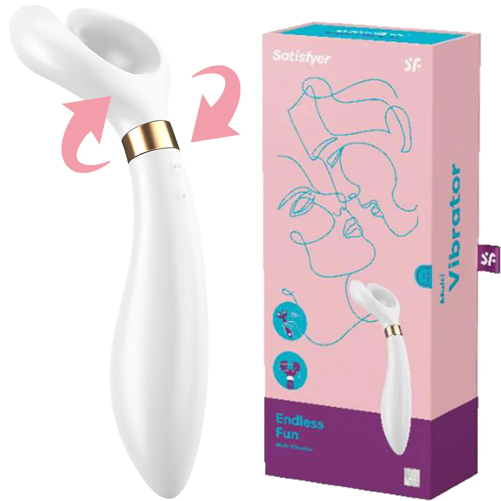 Satisfyer Endless Fun Couples Vibrator Rechargeable White