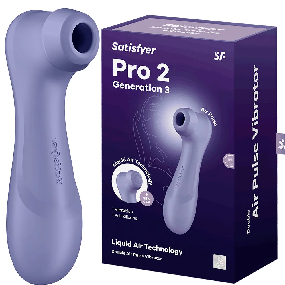 Satisfyer Pro 2 G3 Clitoral Stimulator Liquid Air Pulse Vibrator Female Sex Toy