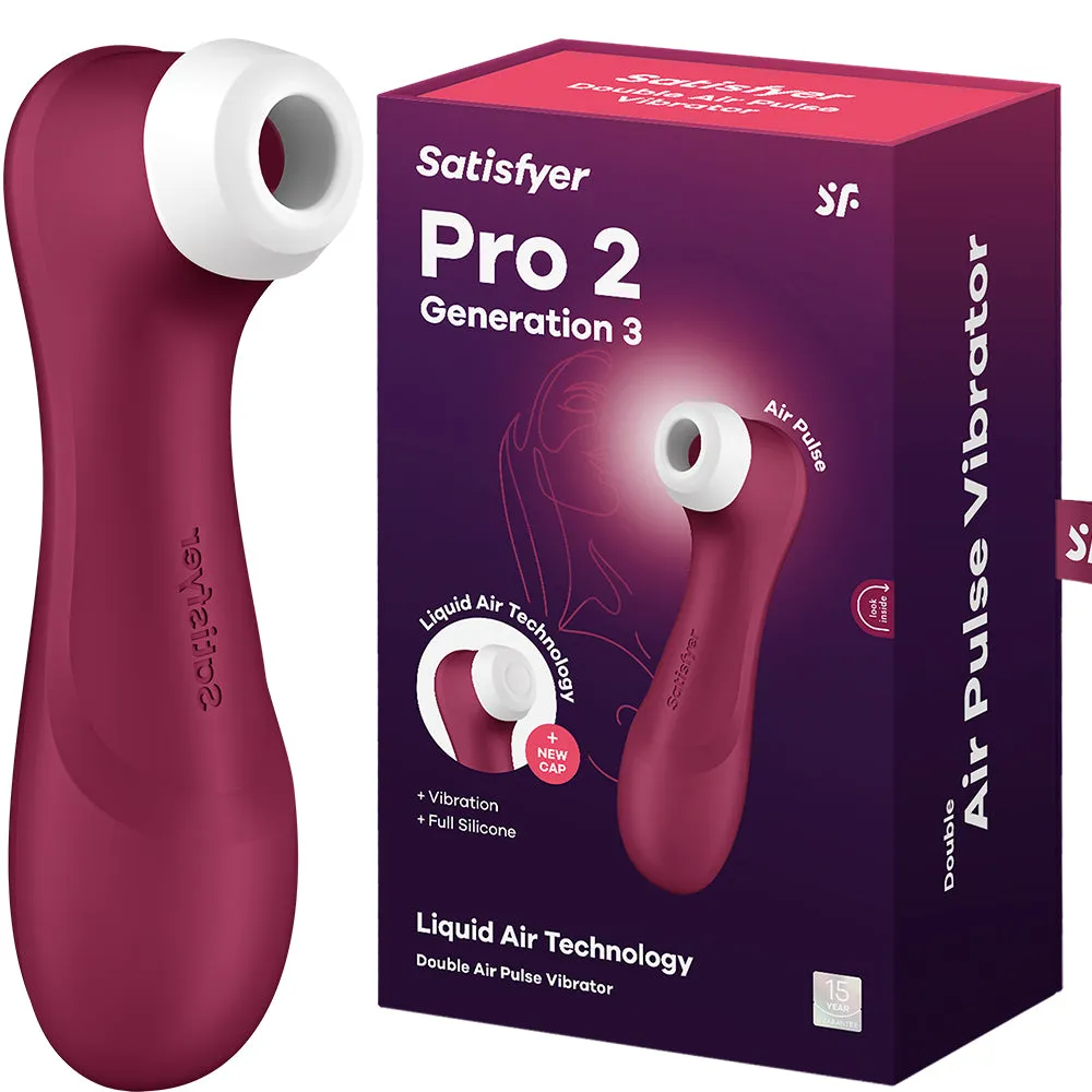 Satisfyer Pro 2 G3 Clitoral Stimulator Liquid Air Pulse Vibrator Female Sex Toy