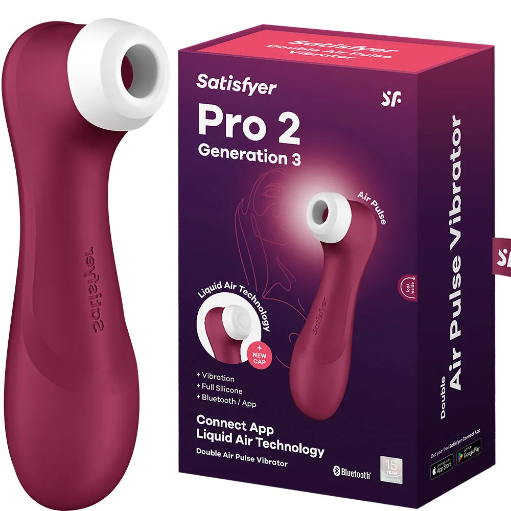 Satisfyer Pro 2 G3 Clitoral Stimulator Liquid Air Pulse Vibrator Female Sex Toy