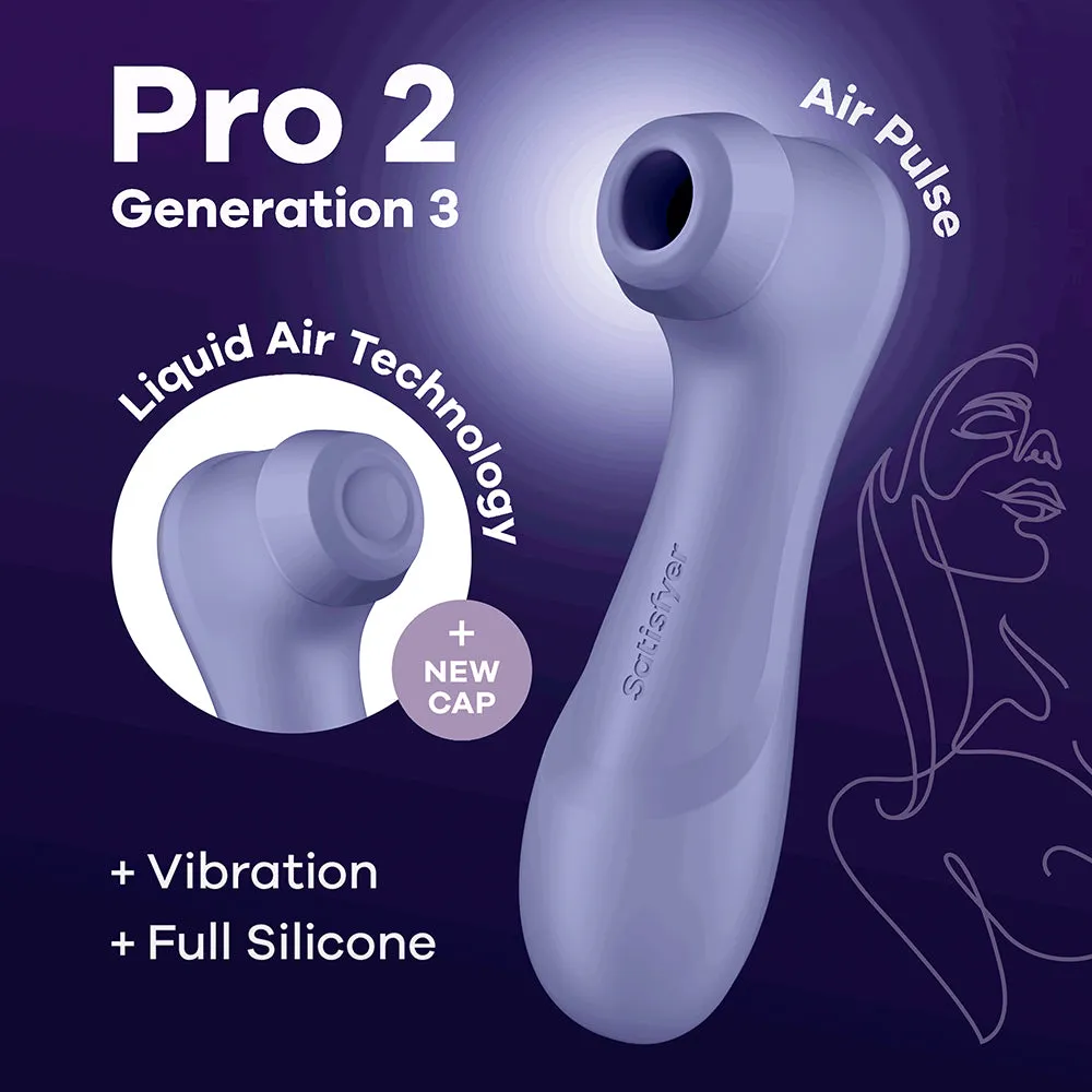 Satisfyer Pro 2 G3 Clitoral Stimulator Liquid Air Pulse Vibrator Female Sex Toy