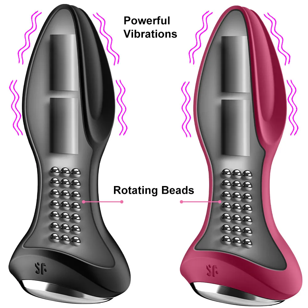 Satisfyer Rotator 1 2 Anal Plug Rotating Vibrating Butt Vibrator APP Sex Toy New