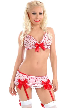 Soft Ruffle Garterbelt