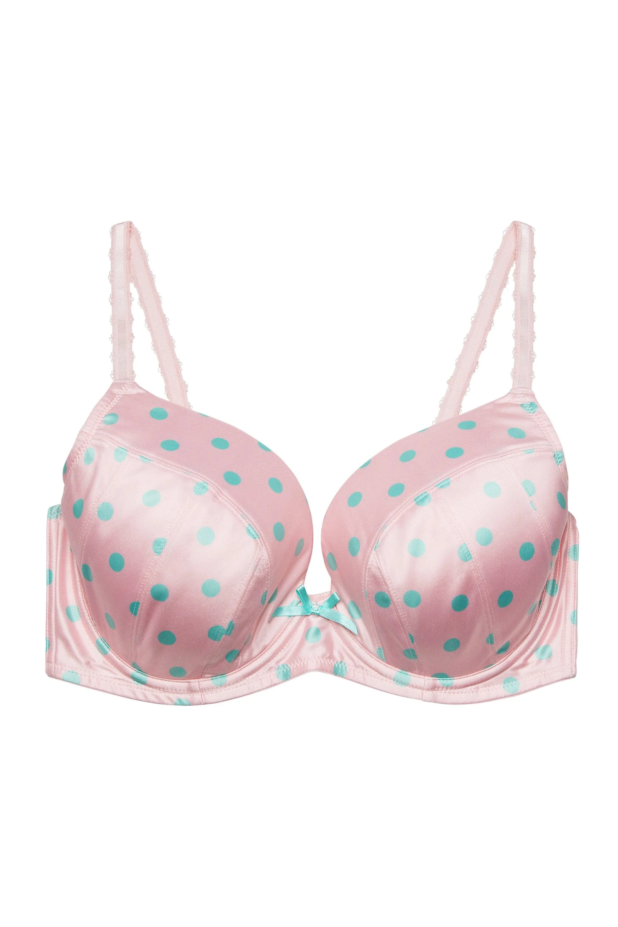 Sophia Pink & Green Spot Bra