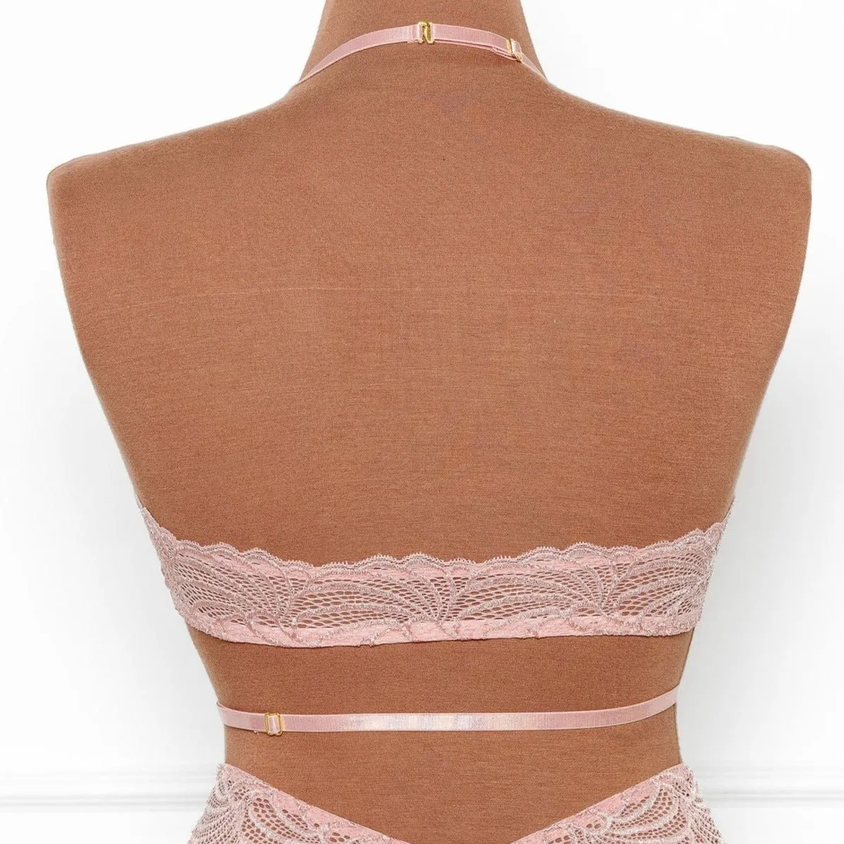 Strappy Wrap Bralette - Blush