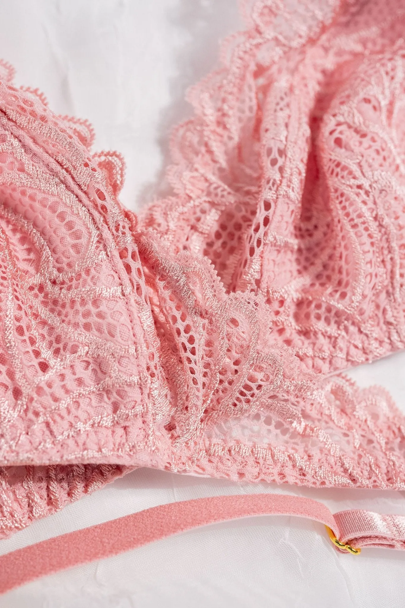 Strappy Wrap Bralette - Blush