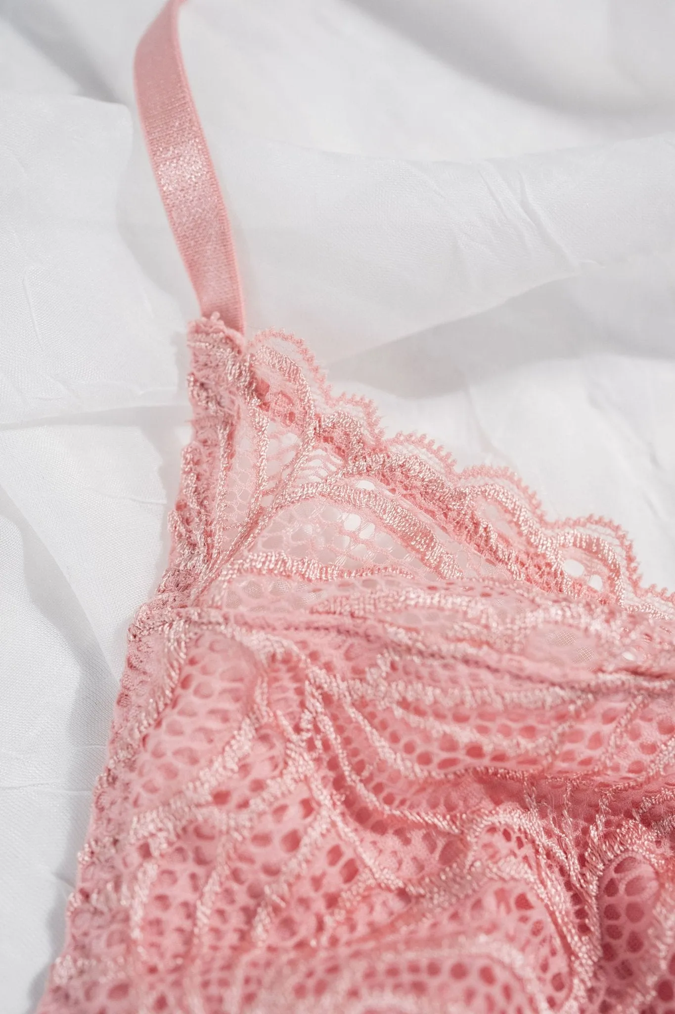 Strappy Wrap Bralette - Blush